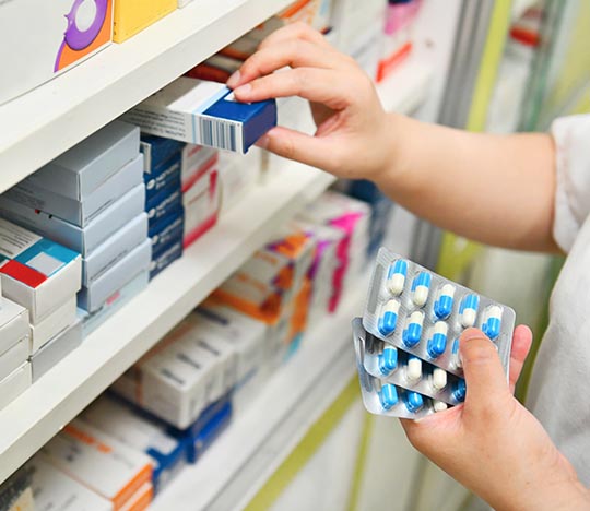 medicine shelves